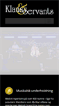 Mobile Screenshot of klausogservants.dk